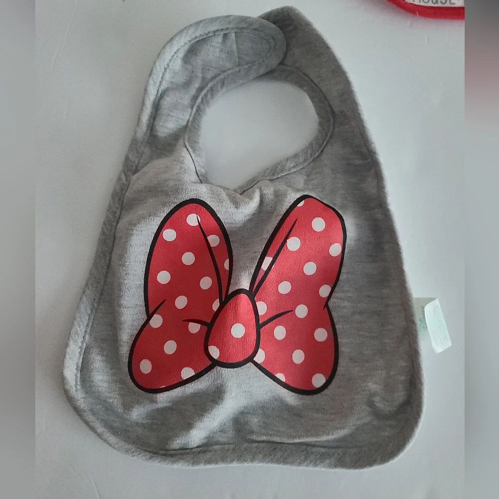 Baby Girl Bibs Bundle Lot 7 pieces Bumkins, Carter's, Disney
